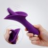 G-spot Vibrator Tongue Massage Clitoris Stimulator Sex Toys