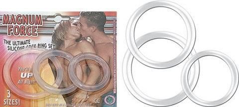 Magnum Force Clear Cock Ring