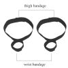 Adjustable Handcuffs & Ankle Cuffs Adult Sex Toys For Woman Couples Restraints Collar Slave Erotic Bdsm Bondage Set Fetish Games