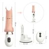 Penis Vibrator Rubber On Wall Medium Adult Toy for Women Pleasure Licking Wearable Smooth Flexible Silicone Wireless Remote Control Vibrating USB Rech