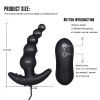 Vibrator 89010 Black D Prostate (This product does not support return, please do not purchase return guarantee service)