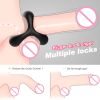 Silicone Strap-on Cock Rings Penis Ring Sex Toys For Men Bondage Male Masturbator Chastity Cage Erotic Machine Sextoys Adult Shop